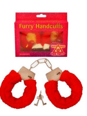 Fetish Fantasy Beginner’s Furry Cuffs in Red