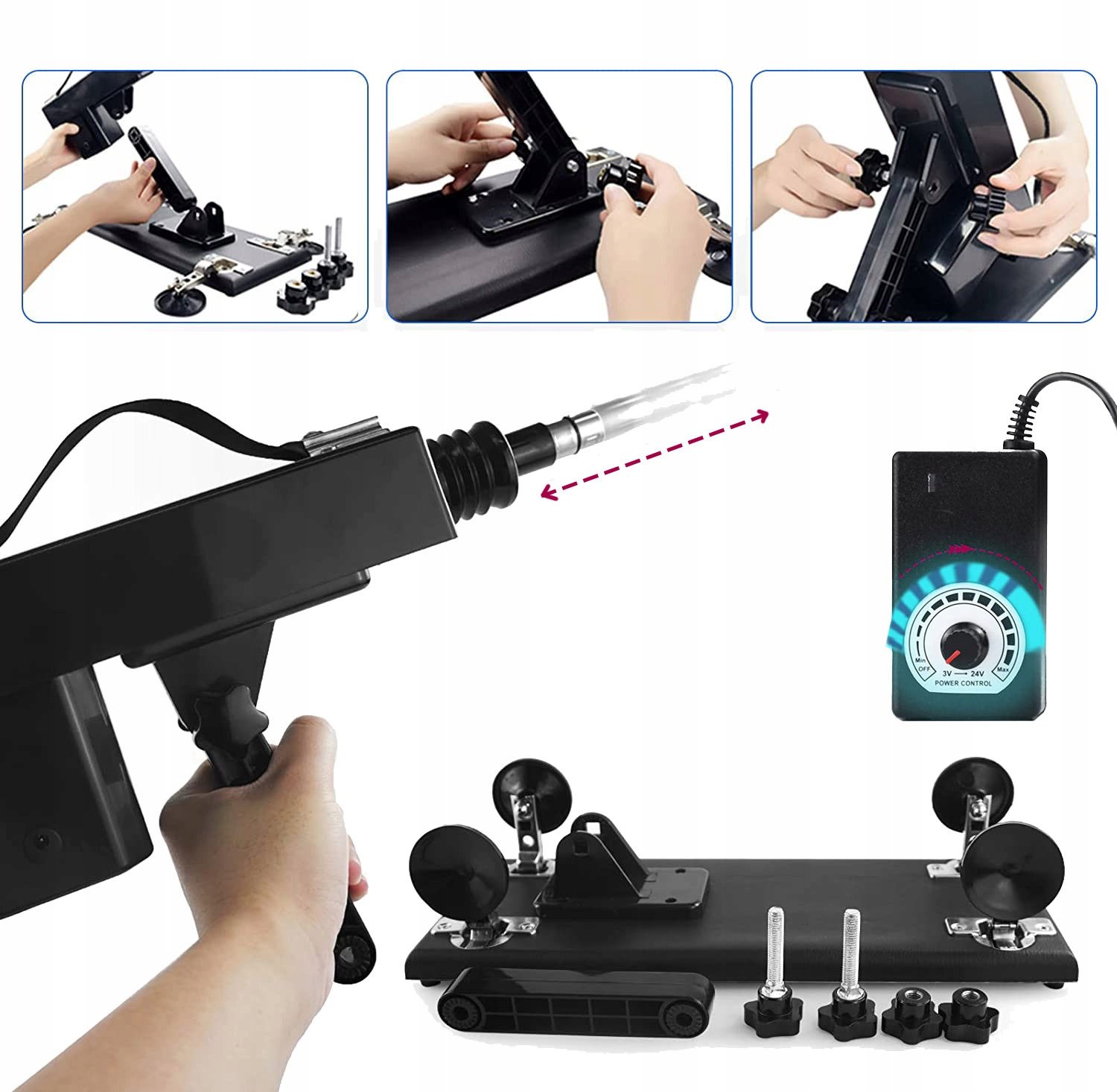 Multifunctional Sex Machine with Dildo Accessories Realistic Penis Female Masturbation Sex Machines Sex Toys for Women 2